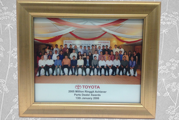 Million Ringgit Achieves Parts Dealer (Toyota Malaysia) 2005